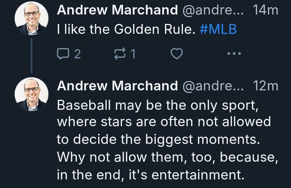 Andrew Marchand likes the Golden At-Bat rule and gives a bad reason why