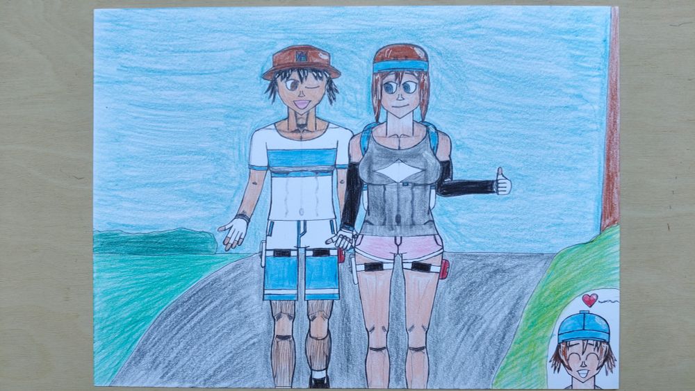 这是1张在2024年8月绘制的插画。
（已在2025年6月升级改造）