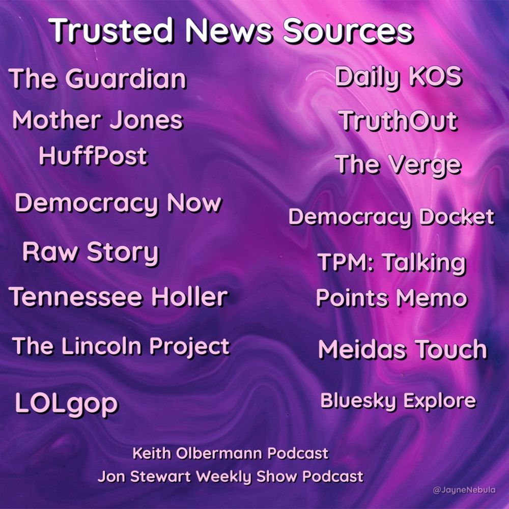 List of trusted indy news sources