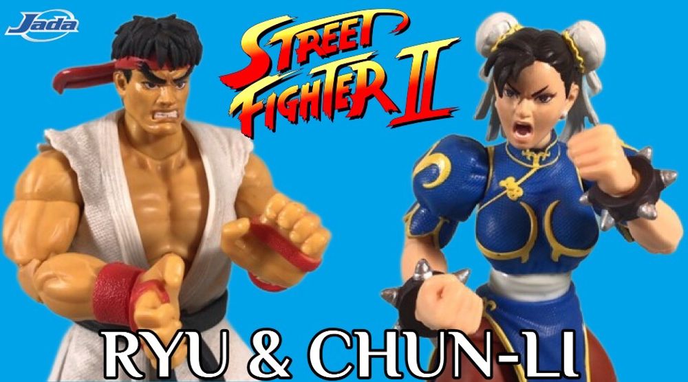 LongsToys: New Video! Street Fighter II Ryu & Chun-Li Review