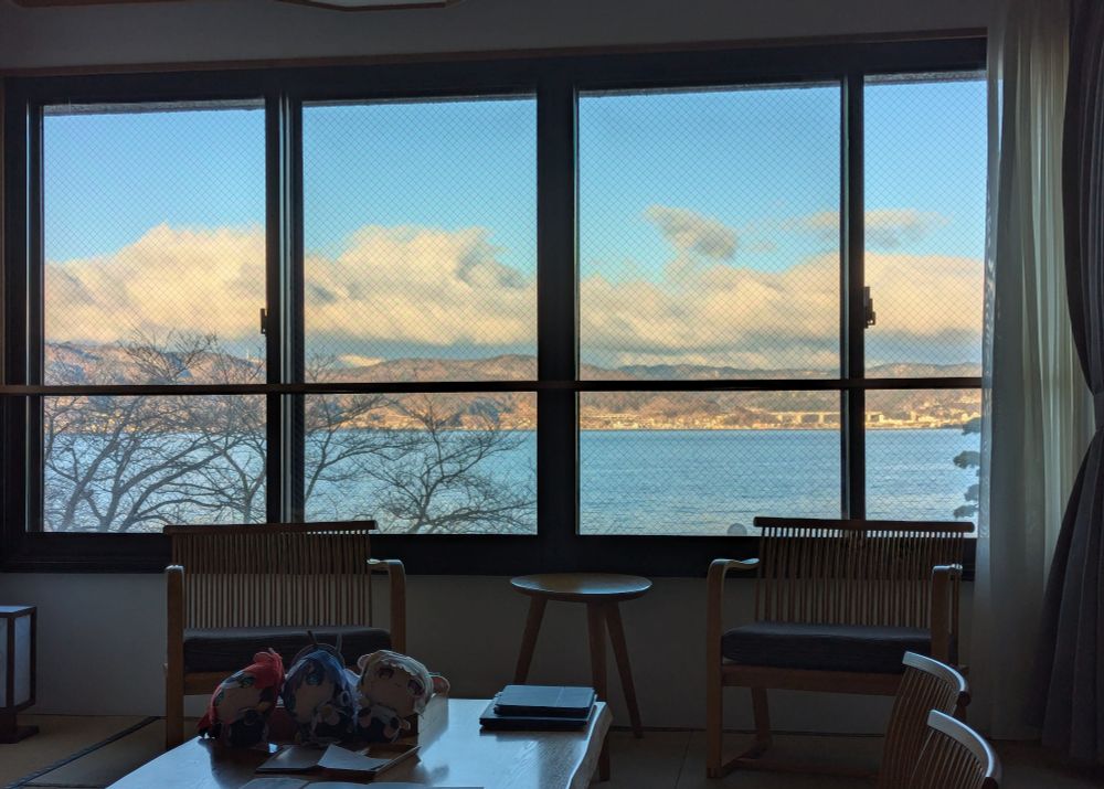 sunrise and the view we woke up to