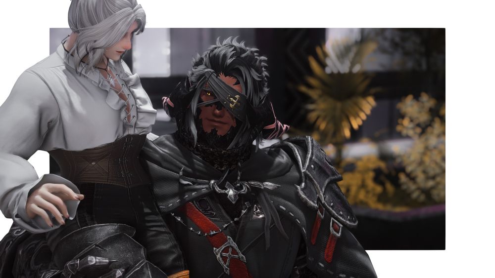 zoom in of previous shot, from the bust up. drakos' face can be seen more clearly here.