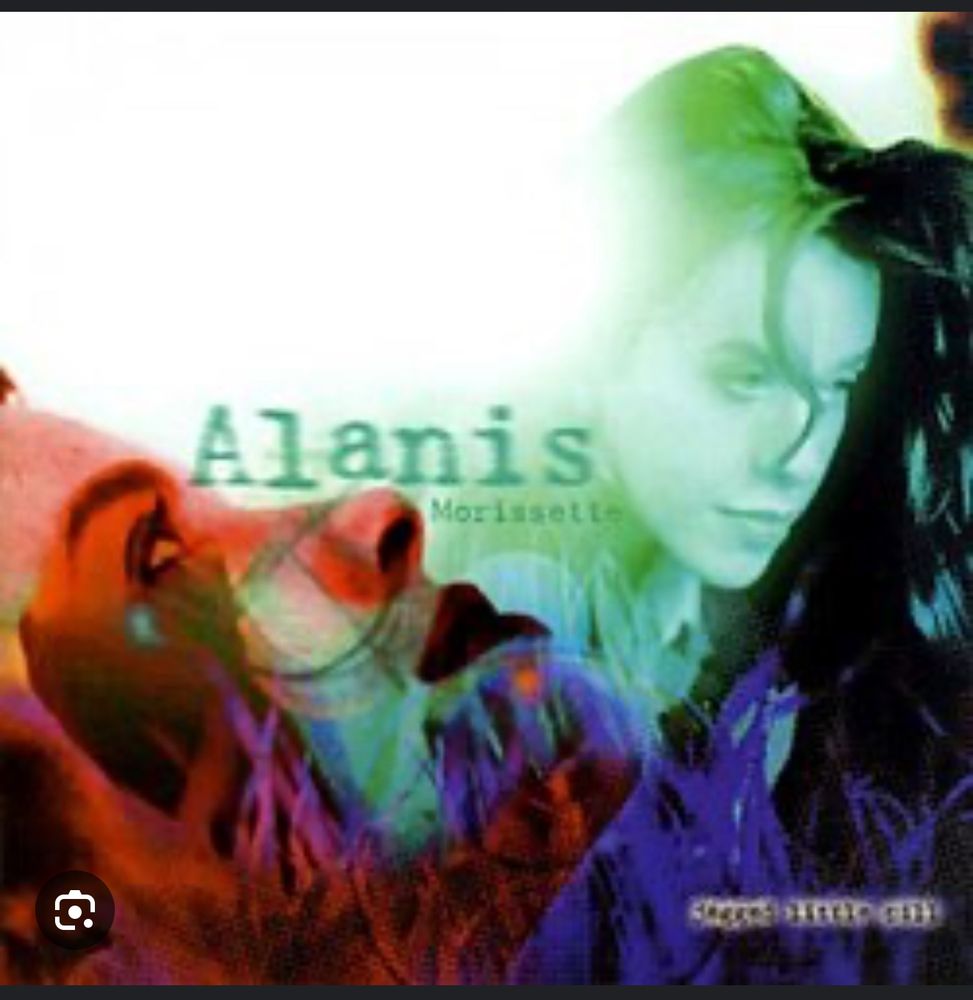 Cover for Alanis Morrisette’s album Jagged Little Pill. 
