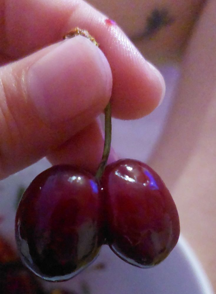 Cereza doble (tiene forma de culo).