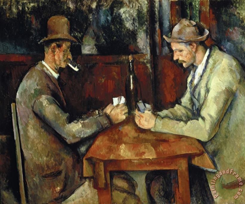 The Card Players, a painting by Paul Cézanne