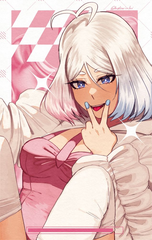 Half body of Helen's OC Aiko