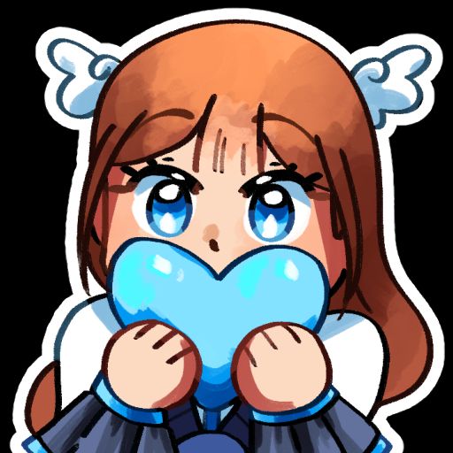 Kokoro emote holding a heart