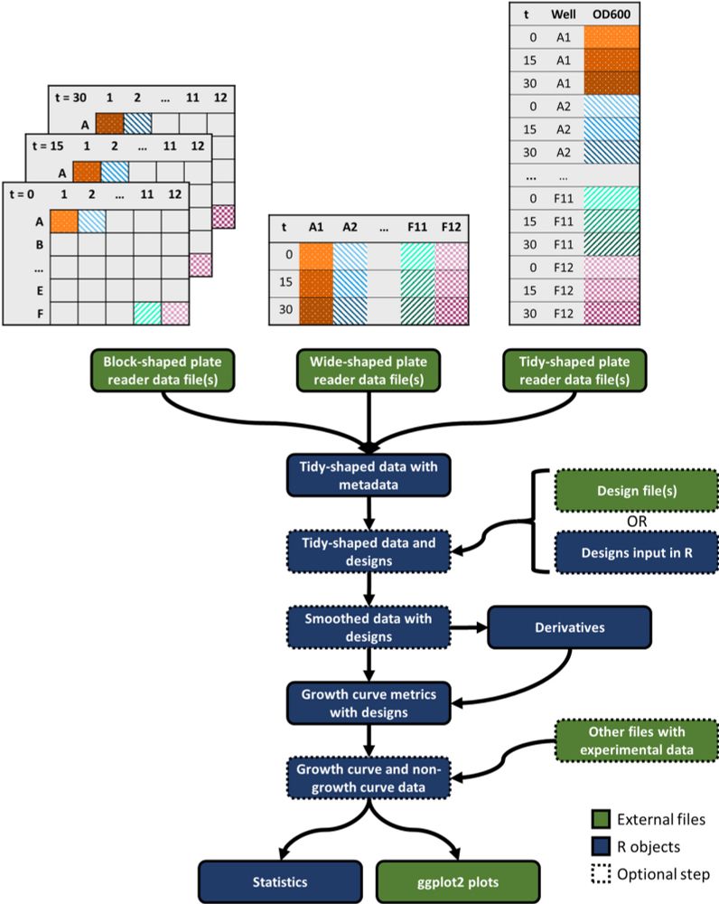 gcplyr: an R package for microbial growth curve data analysis - BMC Bioinformatics