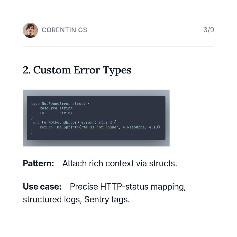 🛡️  7 Go Error Handling Patterns Real-world examples to bulletproof your backend