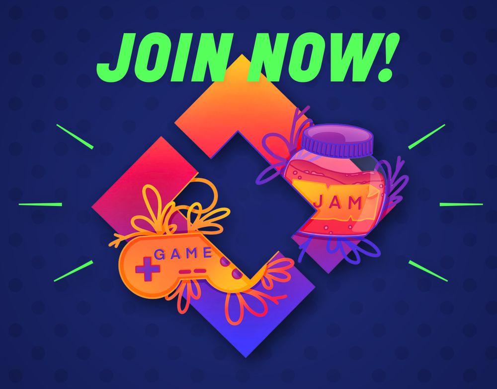 Brackeys Game Jam logo with text saying JOIN NOW on top.