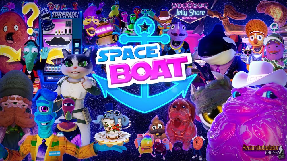 The Space Boat key art featuring all the characters