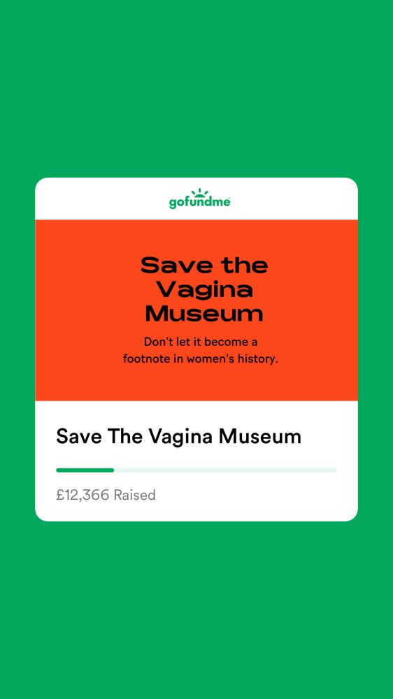 Post asking for donations to save the Vagina Museum 