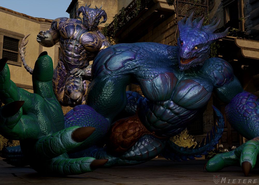 Warrin growing uneven and uncontrollably as Fro'ros looks on