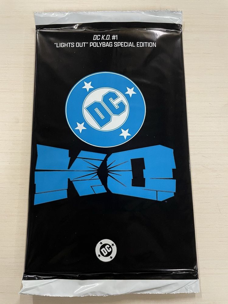 DC K.O. #1 "Lights Out" Polybag Special Edition sealed in an opaque polybag