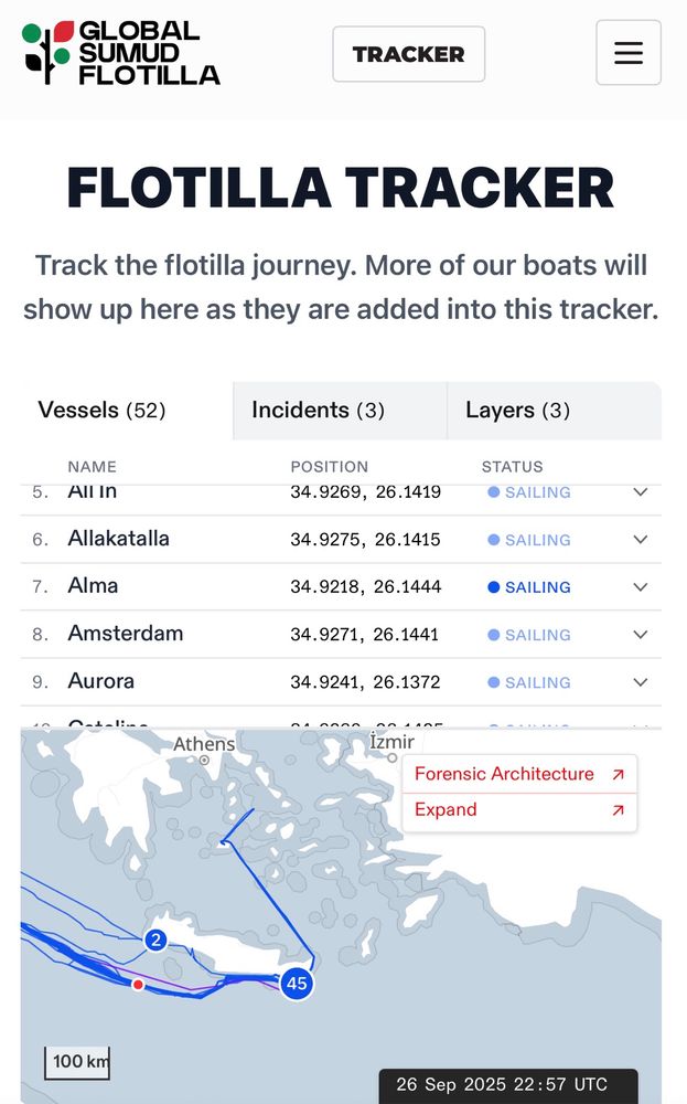 dieses Bild zeigt die griechische Insel Kreta und die Position der Flotte bei der Insel Koufinisia.