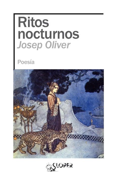 Portada de Ritos nocturnos, el libro de poesía que próximamente se editará.