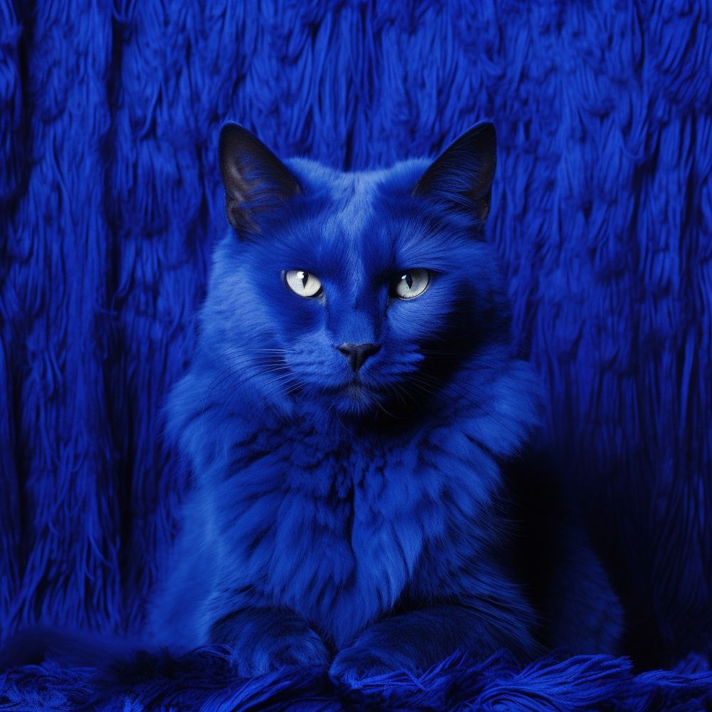 Sacré de Birmanie, chat, IKB