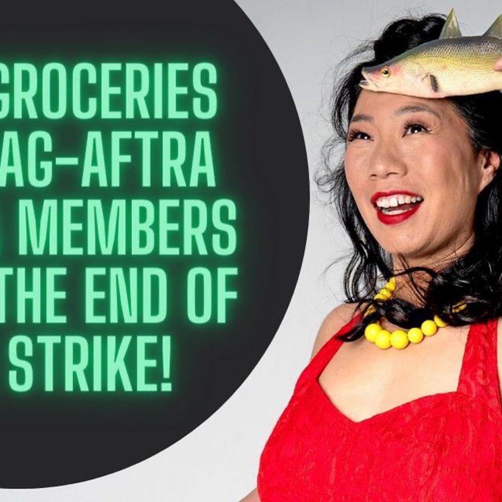 Kristina Wong on Instagram: "🛒 FREE GROCERIES FOR SAG- AFTRA actors and WGA writers until the end...