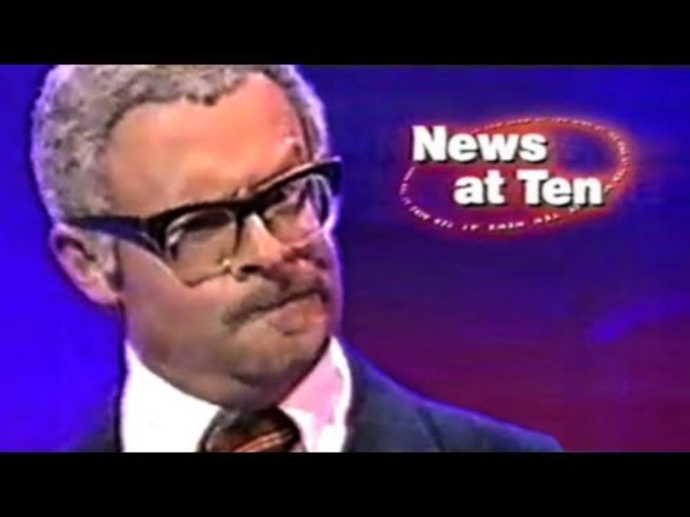 News at Ten ITV with Harry Hill (2003) Loch Ness Monster