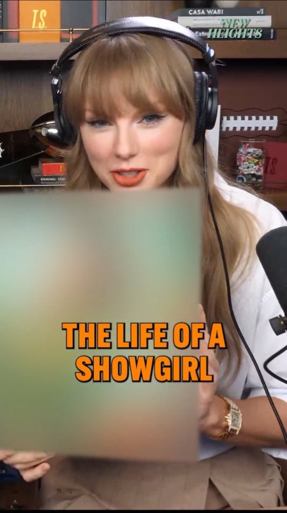 Taylor announcing new Album on new heights podcast 