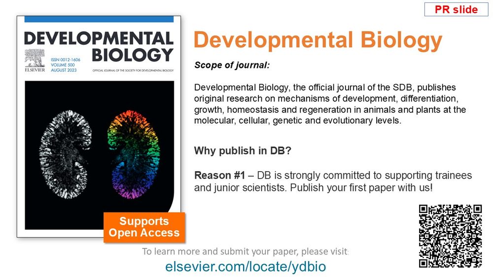 Developmental Biology, the official journal of the SDB, publishes original research on mechanisms of development, differentiation, growth, homeostasis and regeneration in animals and plants at the molecular, cellular, genetic and evolutionary levels.
