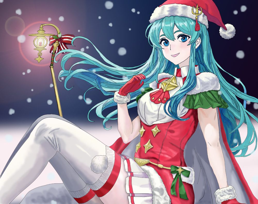Fan art of Eirika: Gentle as Snow from Fire Emblem Heroes