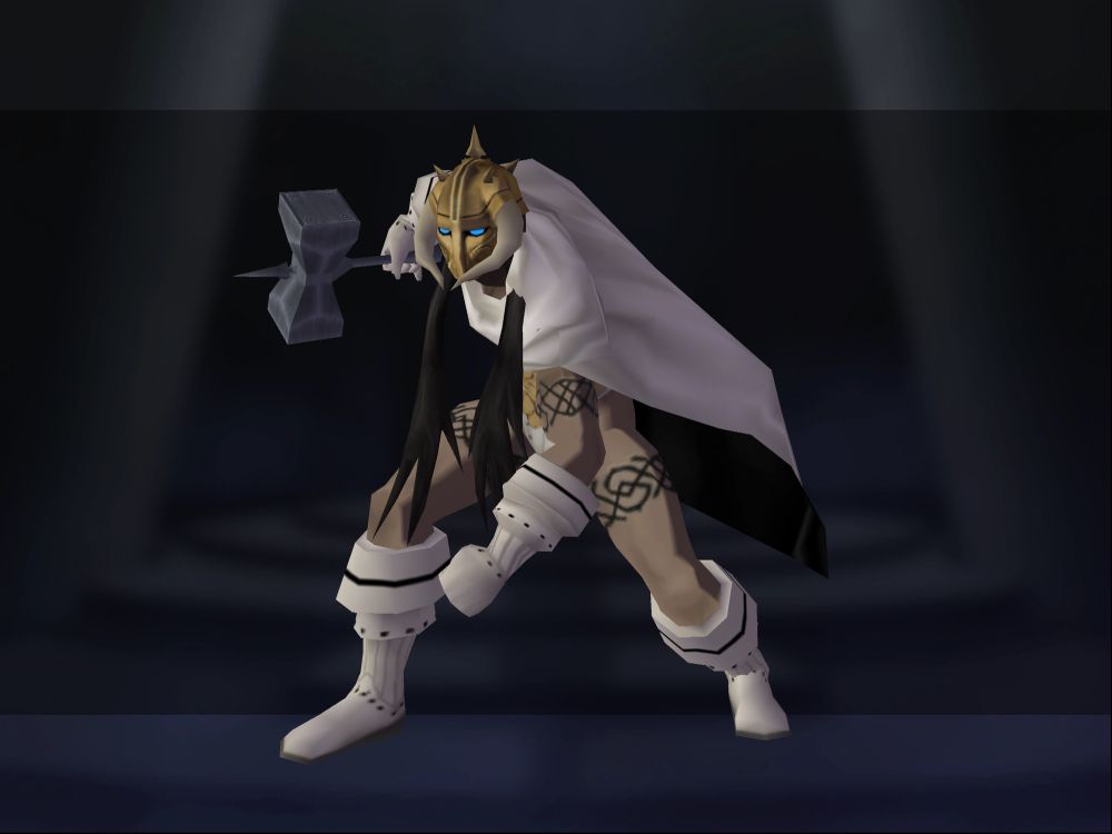 A screenshot of Thor from Shin Megami Tensei: Nocturne