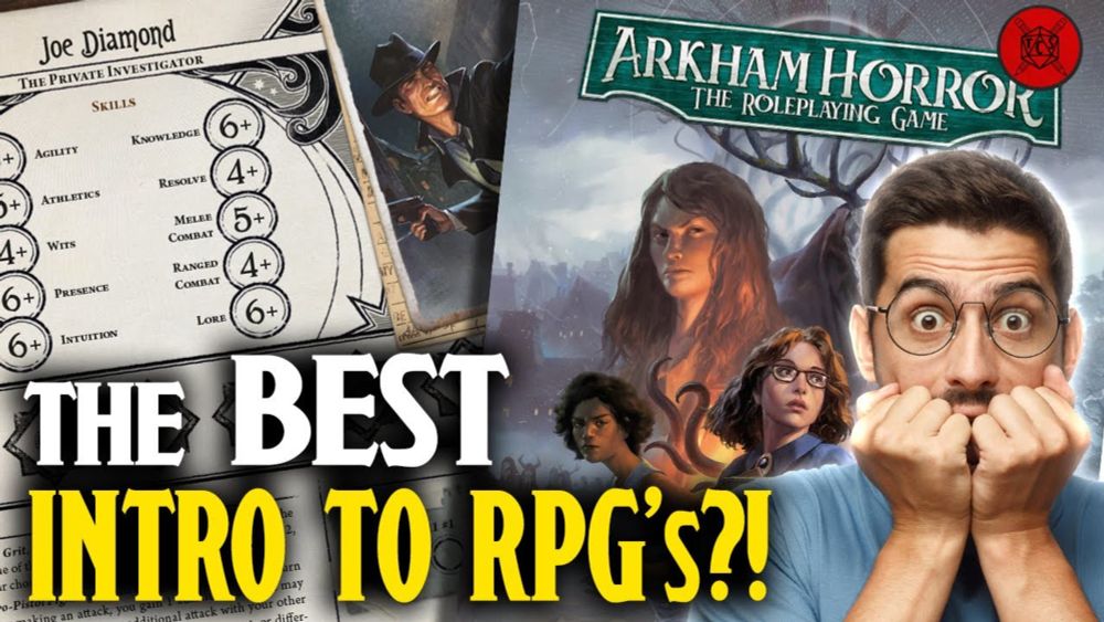 Is This The BEST Beginner TTRPG?! Arkham Horror Roleplaying Game Dev Interview!