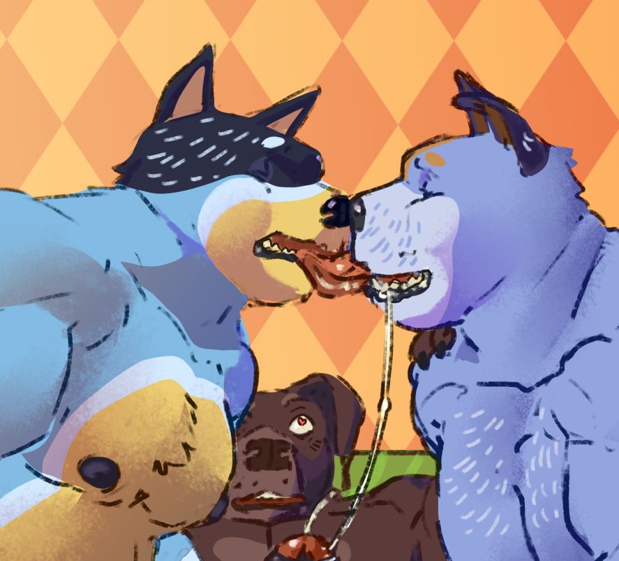 stripe bandit and fido getting it on