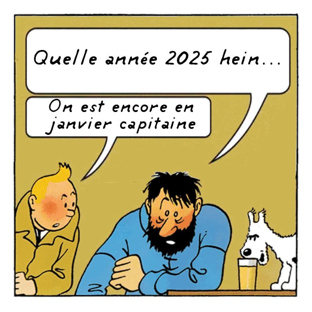 - What a year 2025, huh...
- We're still in January, Captain.