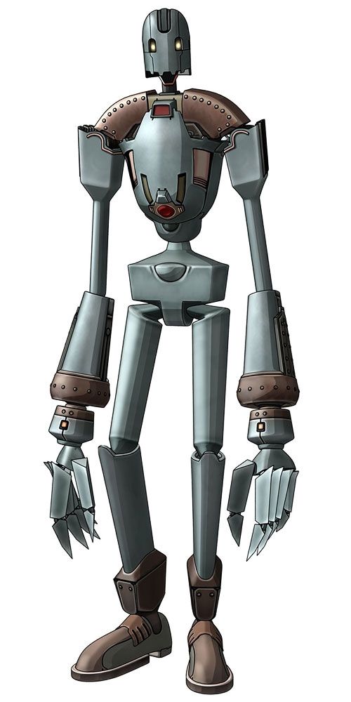 Steve Poccachio a humanoid robot from the PS2 game Rogue Galaxy