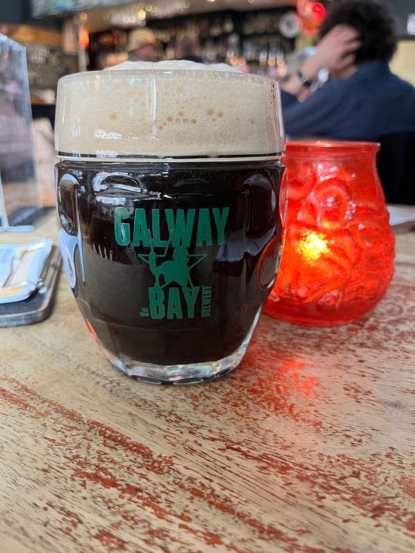 A pint of West Kerry Dark Mild at The Black Sheep