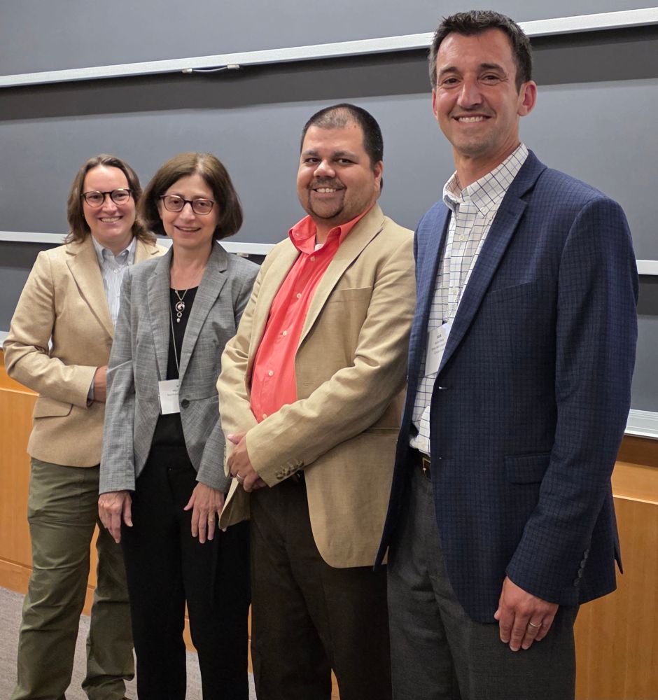 Panelists (from L to R): Claudia Haupt, Wendy Parmet, Michael Sinha, Jake Elberg