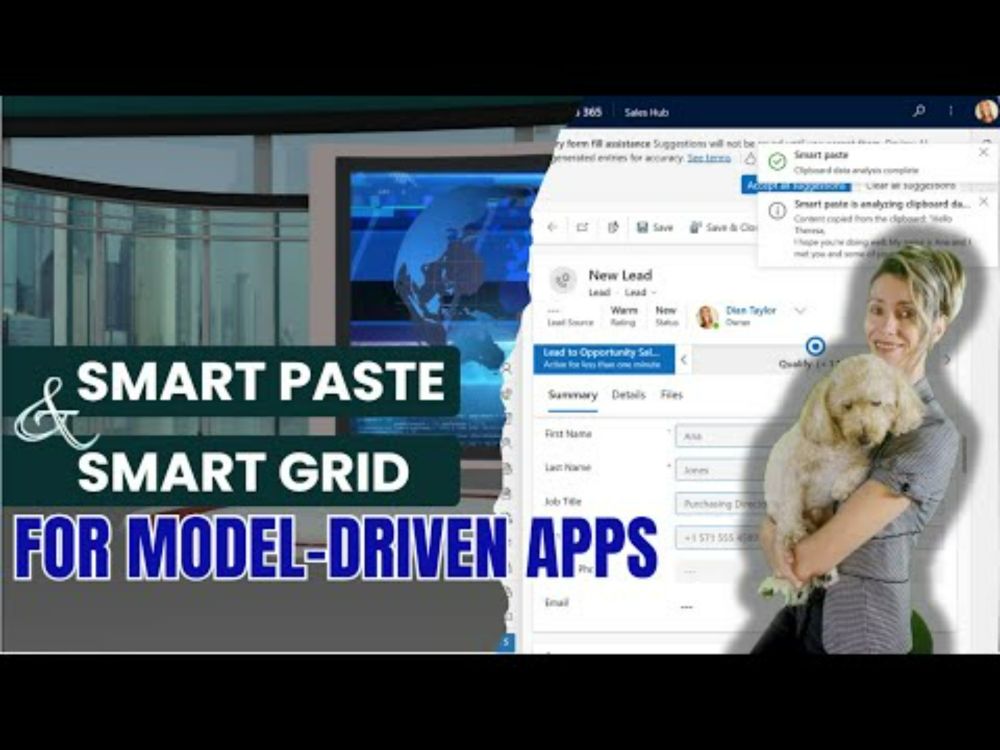 Copilot Smart Paste & Smart Grids in Model-Driven Apps