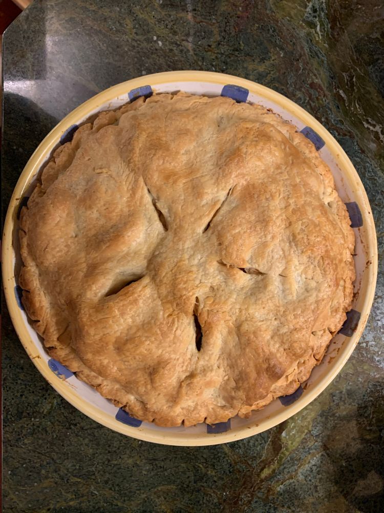 Double crust apple pie