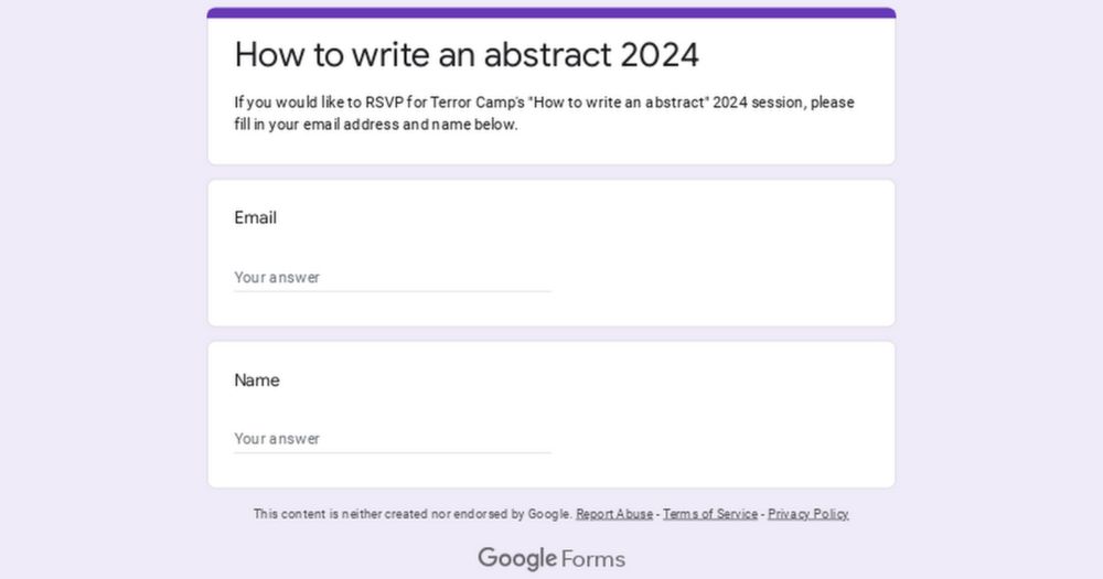 How to write an abstract 2024