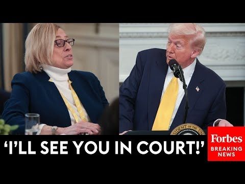 SHOCK MOMENT: Trump And Maine Gov. Janet Mills Clash Over Trans Sports Policy At White House Event