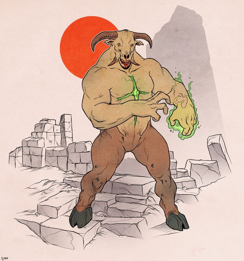 Praetoria knew to heart the story of the Tusked Trenches, which was told by his mentor Igorot and retold by Hieronymus; later on read from more detailed old chronicling scrolls. Not a Berelithian Ruin, nor is it a Witch-summoned demonic edification. Formed from the festering corpse of the tyrannical Behemoth Moloch. Its titanic carcass hosted the hellish spawn of the tremor maker. Taurine Chimeras, beastly berserkers that inherited the appetite, wrath and cunning of their spawner. All Taurine Behemoths of the Dismal Lands stampede in a ritualistic migration to the resting place of this burial ground. What became of the harvested remains of Moloch eroded into the Tusked Trenches. That which could not be consumed by the Hunting Guilds crept into the soil, mutating it as it fermented with every passing season, alchemically altering the properties of the ground and absorbing the vitality of the Ancient Colossal Demon. 

The dry cracks in the crusting desert soil sprouted fangs, molars and teeth of all kinds; in its majority “tusks”, protruding from every surface of the labyrinthian grottos which were continuously shifting, readjusting and reconfiguring. The entrails of Moloch transformed into mutating pathways, as the very halls could masticate any Demon that ventured through them, as that was the gift as trial for its spawn.

The voracious will of Moloch remained, its appetite for sacrifices manifesting by masticating any creatures trespassing through its toothed trenches to sustain itself. 