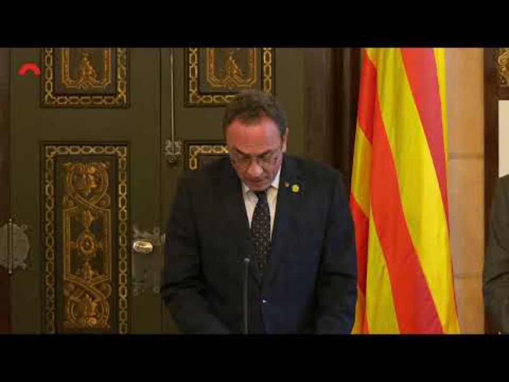 Signatura del conveni de col·laboració entre el Parlament i el Consell de la Informació de Catalunya