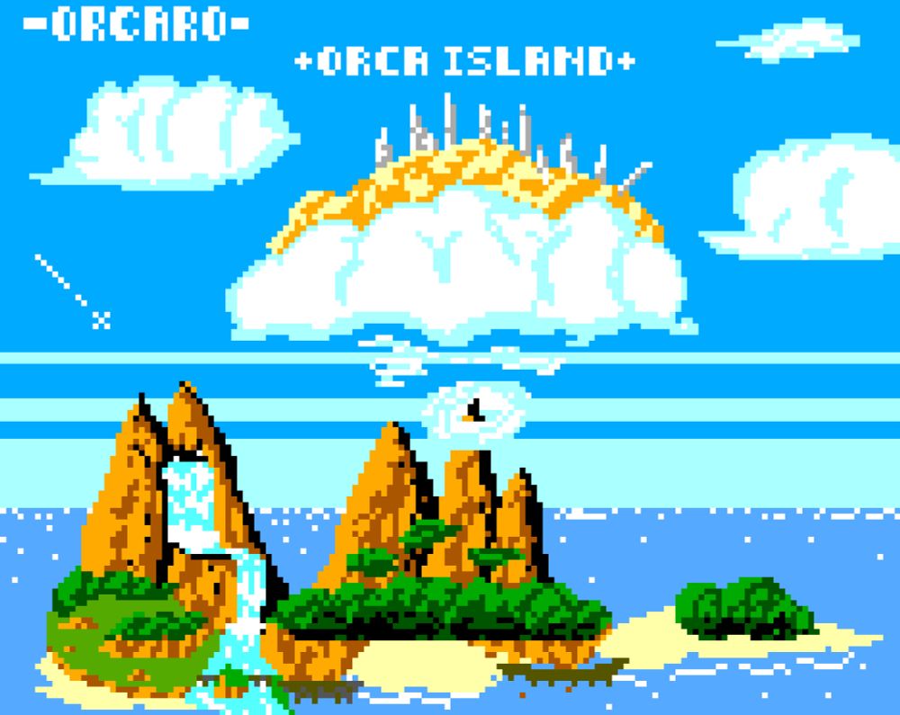 Orca island, Where all orca's lived