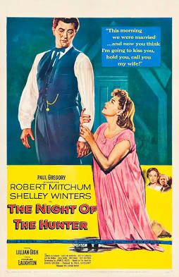 Movie poster for The Night of the Hunter 