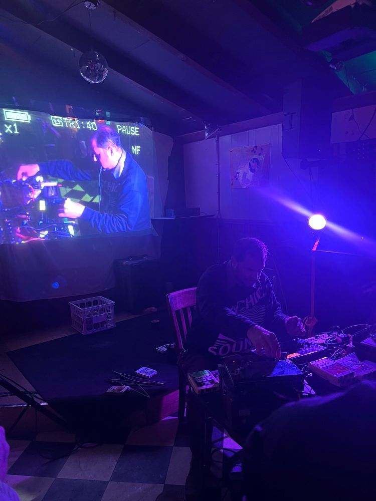 Aaron Dilloway playing live at Little Rose Tavern in Cleveland