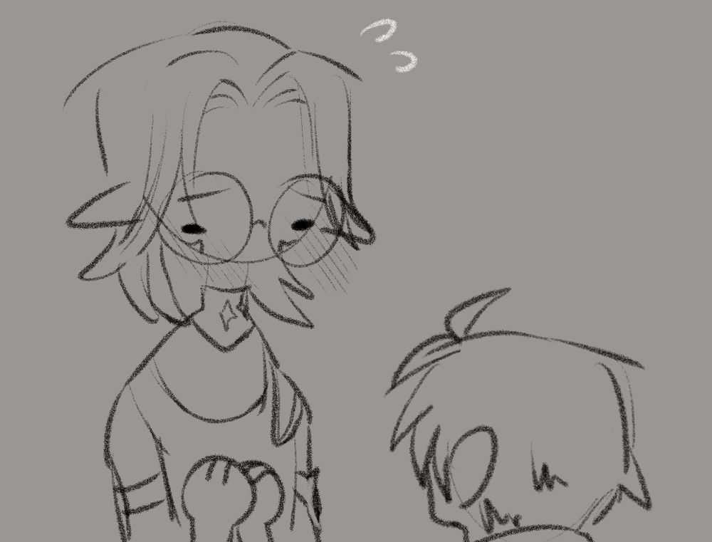 Urianger cartoonishly exhibiting anxiety to an understandably inquisitive Thancred...