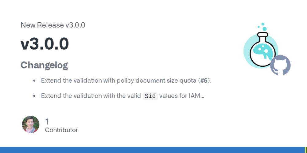 Release v3.0.0 · thinkinglabs/aws-iam-policy