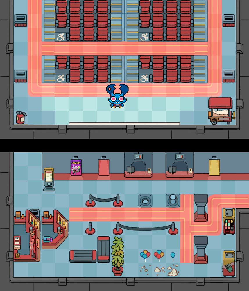 Cinema loung and screen room concept art.
