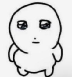 a simple silly drawing standing like the standing person emoji and its got a sadness in its eyes you only see in easter european gay pron. but in the context of this post its more akin to autism eyes adjacent. its an emotion i cannt describe.