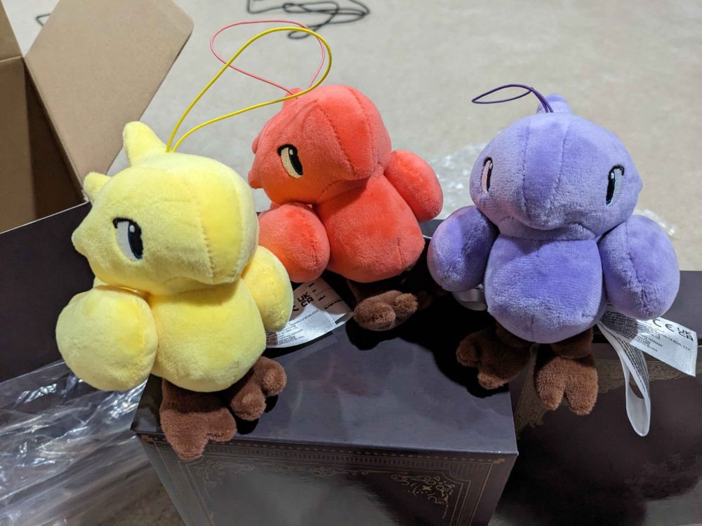 Chocobo plush taht came with the collector's edition