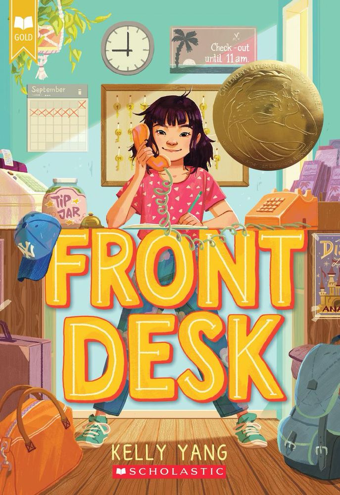 Book cover: front desk
