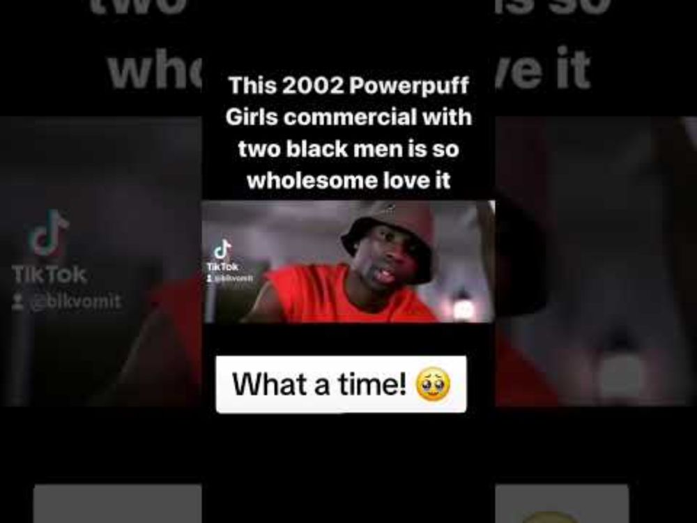 Powerpuff Girls Commercial (2002) but with Black Men 🖤 #blackvomit #shorts #2000s #powerpuffgirls