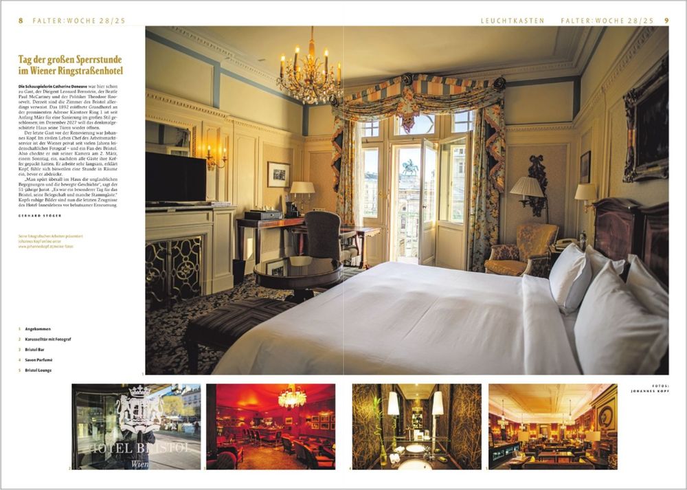 Hotel Bristol Wien, März 2025, Fotografie Johannes Kopf